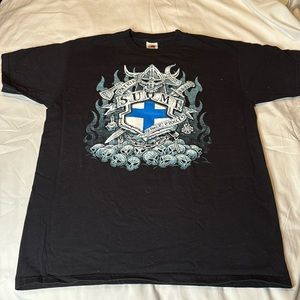 Men’s Medium NWOT Suomi Finland Finnish Skull Shirt